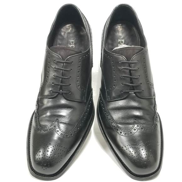 Luxury PRADA  Laced up Brogue Oxford dress shoes - Picture 5 of 16